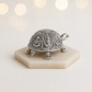 Silver Plated Vastu Tortoise with Ashta Lakshmi Engraving