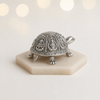 Silver Plated Vastu Tortoise with Ashta Lakshmi Engraving