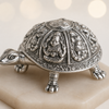Silver Plated Vastu Tortoise with Ashta Lakshmi Engraving