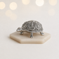 Silver Plated Vastu Tortoise with Ashta Lakshmi Engraving