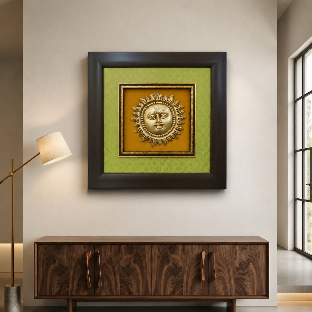 Radiant Surya Brass Wall Art Frame