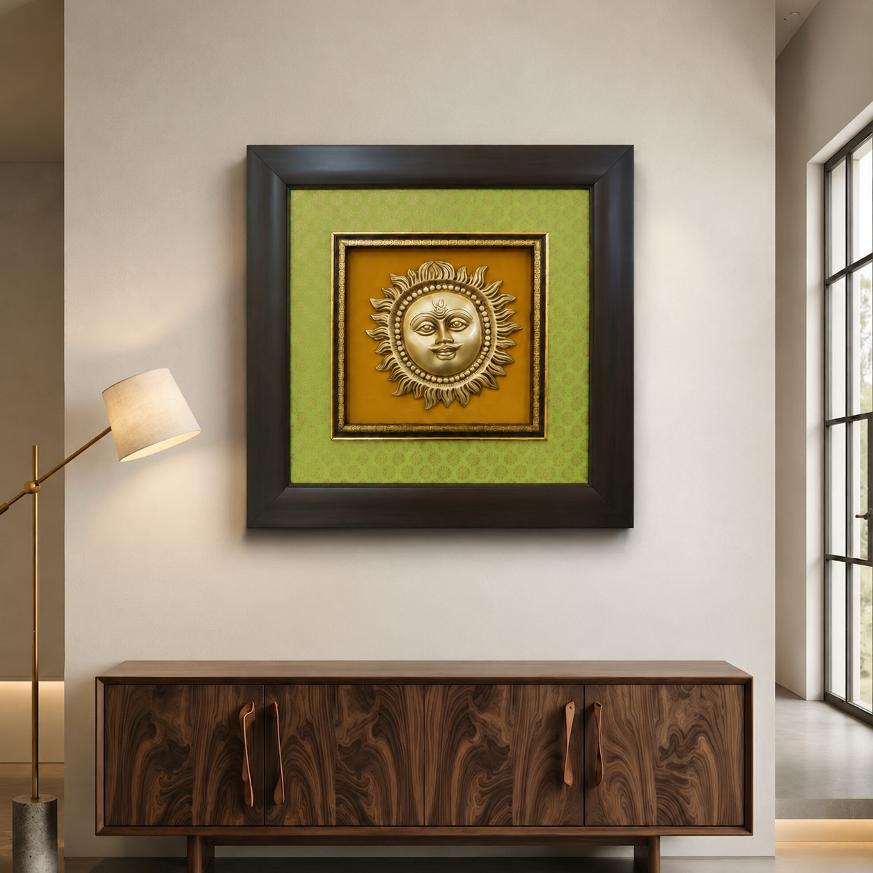 Radiant Surya Brass Wall Art Frame