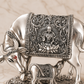 Kamdhenu Cow & Calf Silver Plated Idol