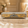 German Silver Peacock Enamel Multipurpose Storage Box
