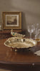 24K Gold-Plated Crystal Peacock Sea Shell Platter
