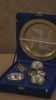 Royal Silver Finish Swastik Pooja Thali Set with Bell & Accessories – Premium Festive Gift Set