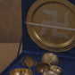 Royal Gold Finish Swastik Pooja Thali Set with Accessories