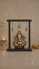 Lord Ganesha Hanging Bell Wooden Frame