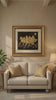 Golden Seven Running Horses Wall Frame