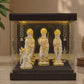Premium Ram Darbar Gold Plated Idol Showcase