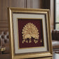 Golden Peacock Decorative Wall Frame