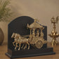 Krishna Arjuna Rath Brass Table Décor