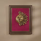 Sun & Moon Brass Wall Art Frame
