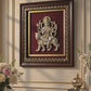 Maa Durga on Tiger 925 Sterling Silver Frame