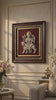 Maa Durga on Tiger 925 Sterling Silver Frame