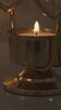 24K Gold Plated Double Heart Crystal Candle Holder