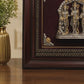 Silver Ram Darbar Premium Framed Wall Décor