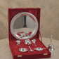 Royal Silver Finish Pooja Thali Set with Bell & Accessories