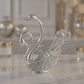 German Silver Swan Spoon Holder