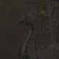 Royal Silver Crystal Peacock Decorative Showpiece with Premium Display Case